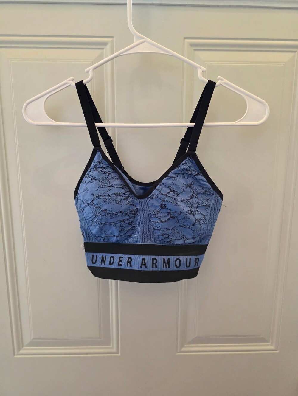 Under Armour Blue Sports Bra Size Medium